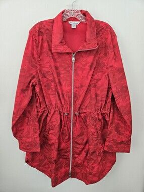 Tommy Bahama Jacket Camo Canyon Anorak Drawstring Windbreaker Jacket. Size Large